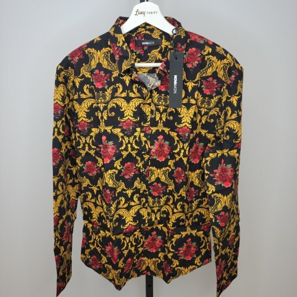 Fashion Nova Men's Button Down Top